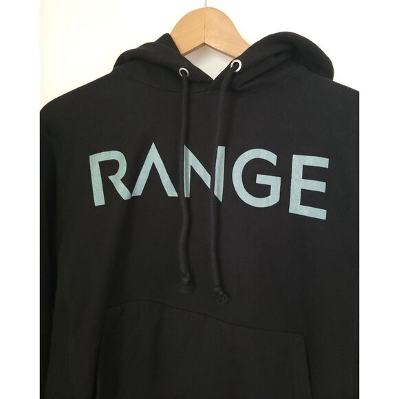 Champion RANGE Black Reverse Weave Pullover Hoodie Sweatshirt Men's S - Picture 3 of 7